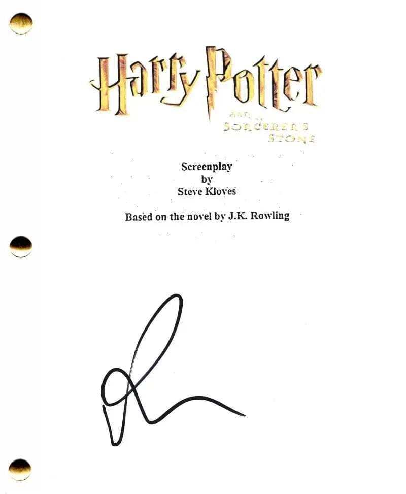 Rupert Grint Authentic Autographed Harry Potter and the Sorcerer's Stone Script