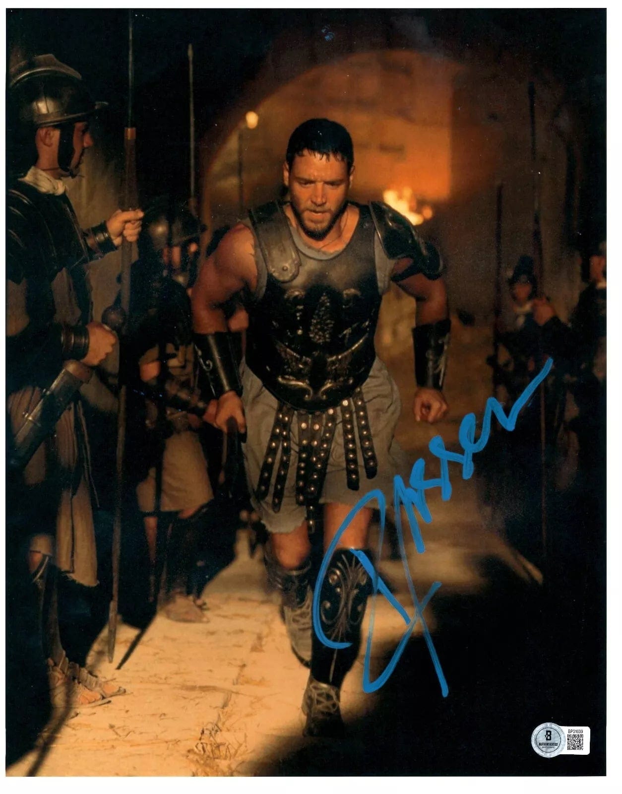Russell Crowe Signed 11x14 Photo from Gladiator Beckett COA - Item #11