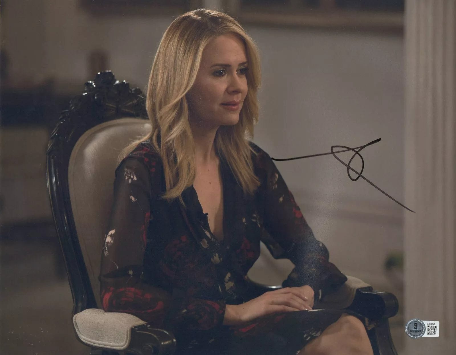 Sarah Paulson Signed 11x14 Photo from American Horror Story Beckett COA - Item #1