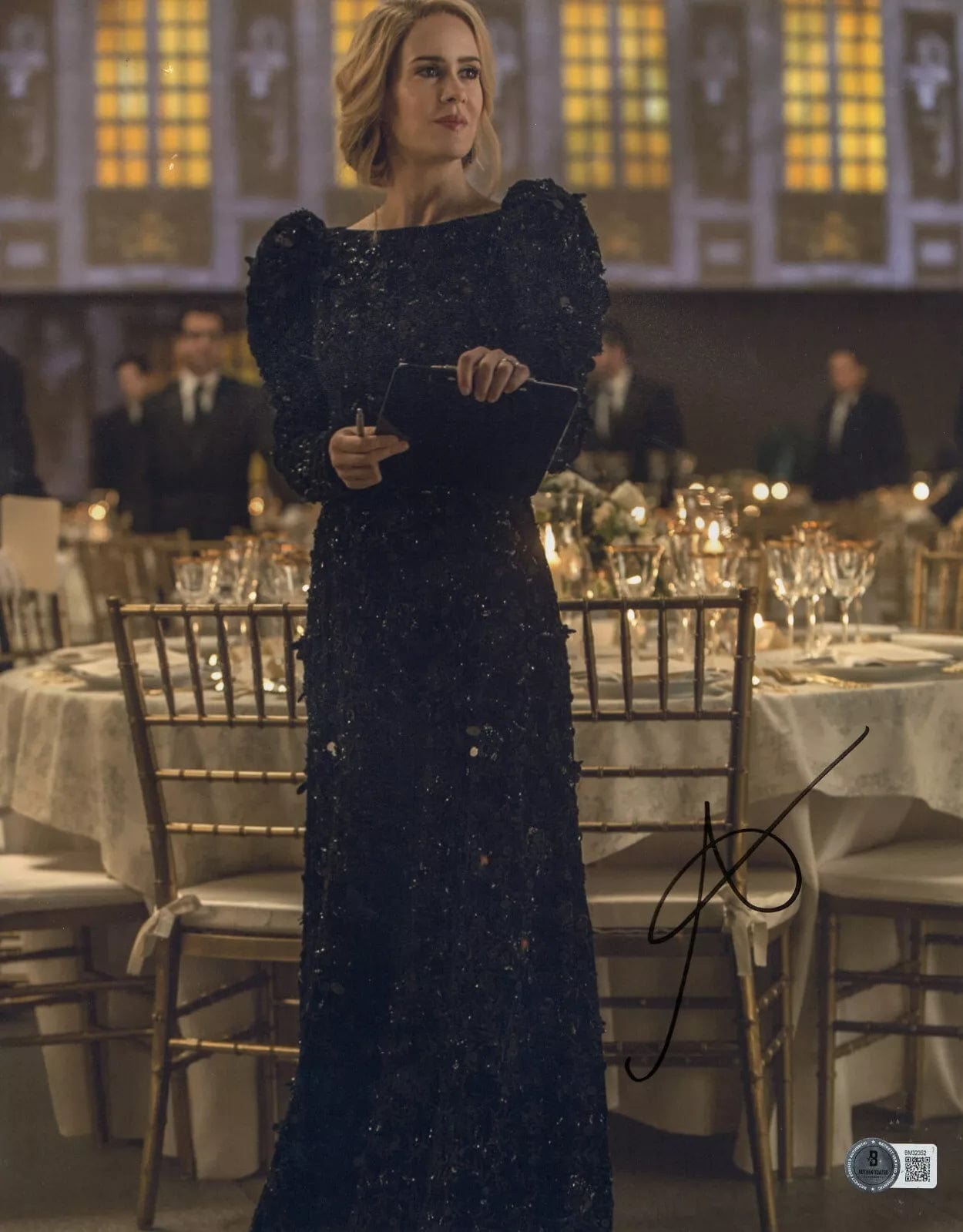 Sarah Paulson Signed 11x14 Photo from Ocean's Eight Beckett COA