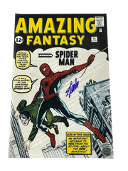 Stan Lee Signed 12x18 Photo from Spider-Man Certified Authentic