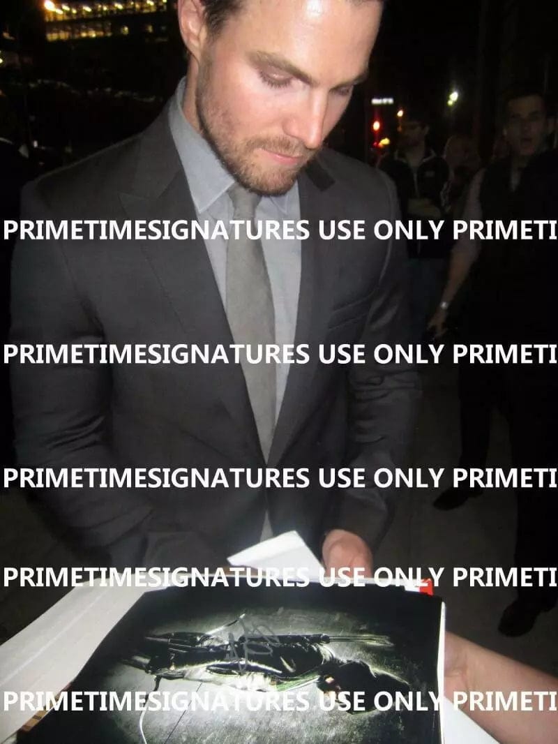 Stephen Amell Signed Script from Arrow Beckett COA - Item #1 - Detail View