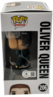Stephen Amell Signed Funko from Aarow Beckett COA - Detail View