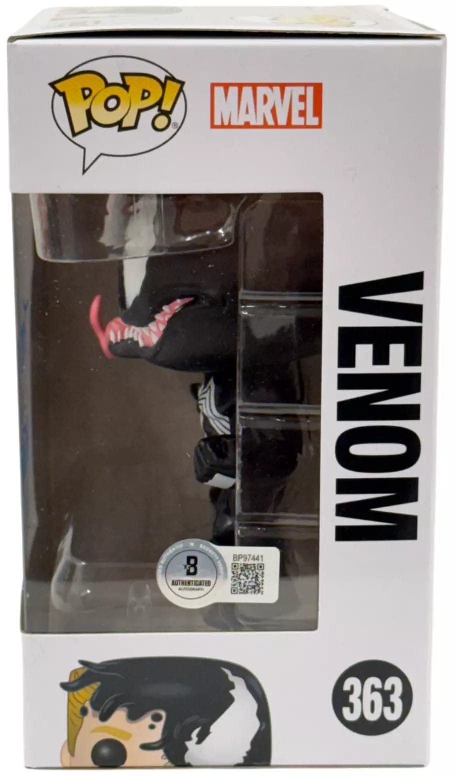 Todd McFarlane Signed Funko from Venom Beckett COA - Detail View