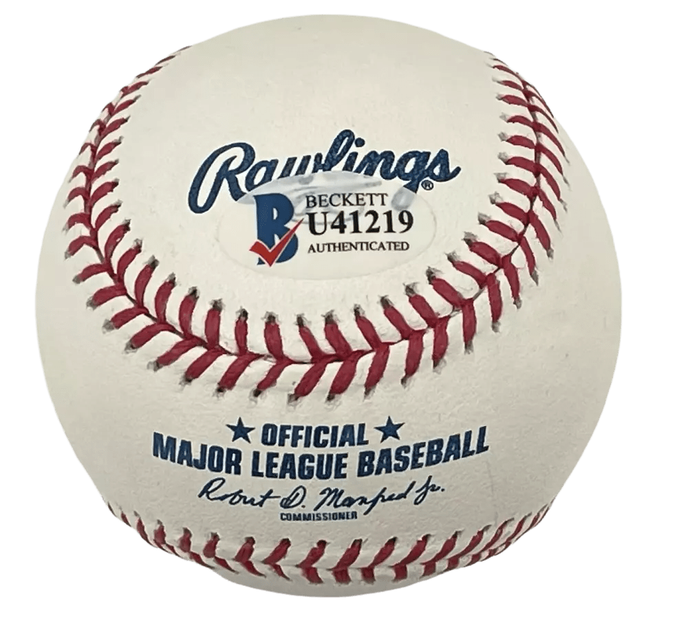 Tom Berenger Signed MLB Baseball from Major League Beckett COA - Detail View
