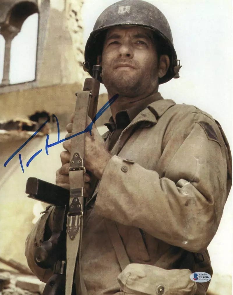 Tom Hanks Signed 11x14 Photo from Saving Private Ryan Beckett COA - Item #1