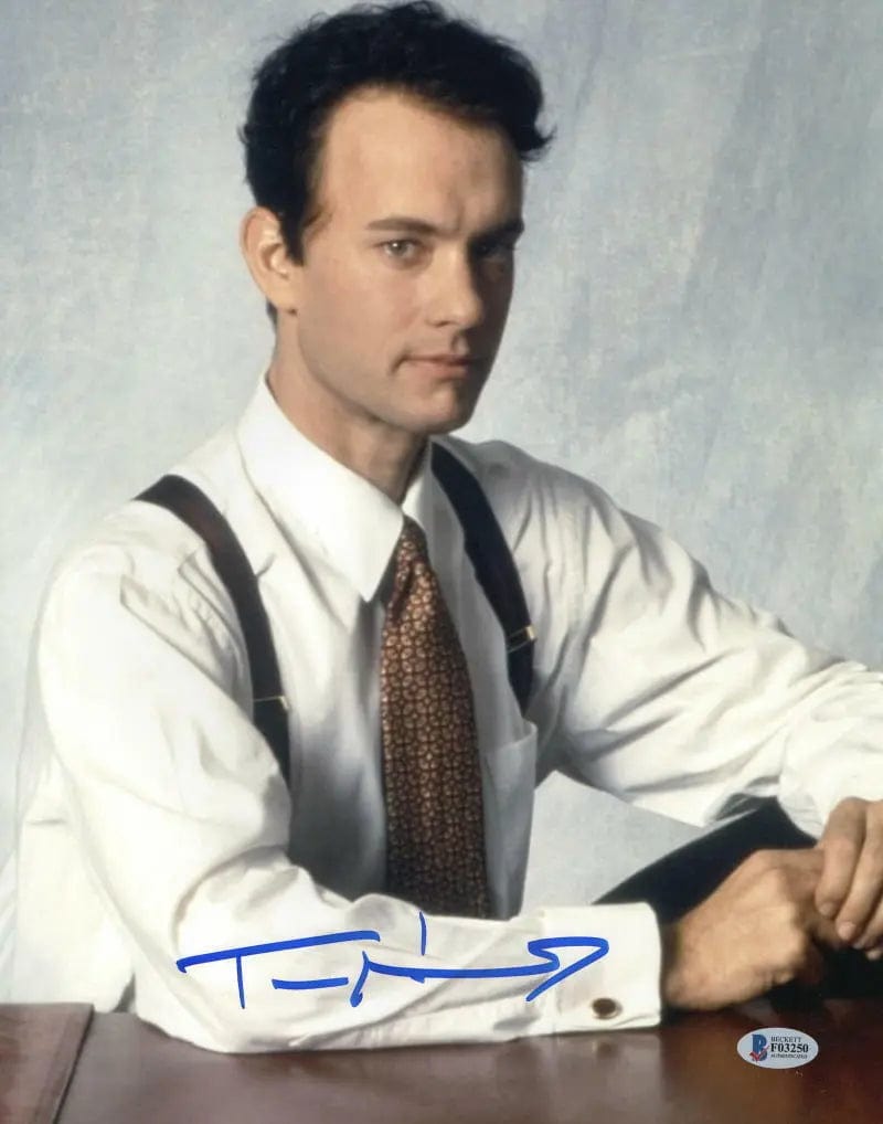 Tom Hanks Signed 11x14 Photo from Philadelphia Beckett COA - Item #1