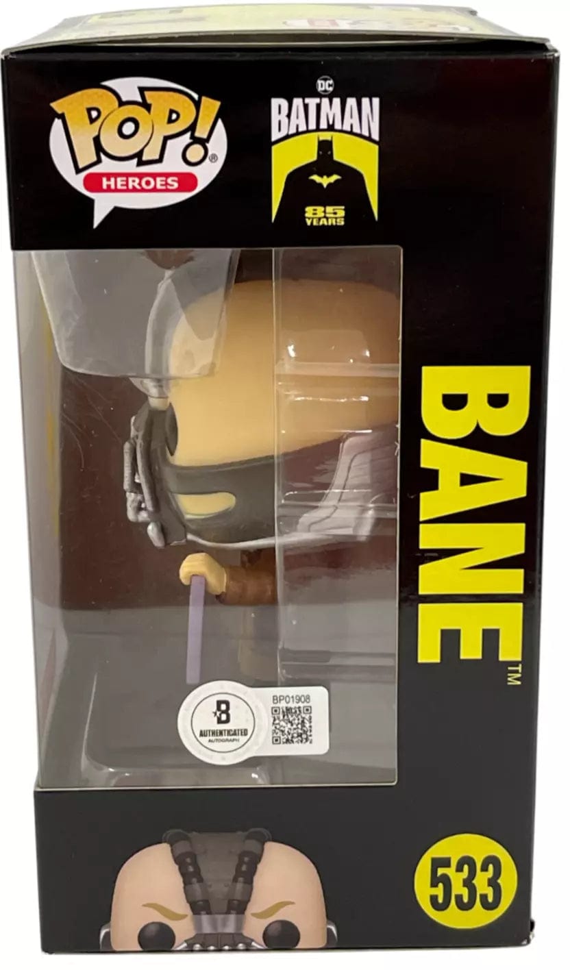 Tom Hardy Signed Funko from The Dark Knight Rises Beckett COA - Detail View