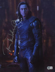 Tom Hiddleston Signed 11x14 Photo from The Avengers Beckett COA - Item #1