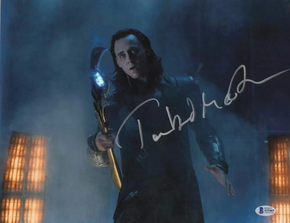 Tom Hiddleston Authentic Autographed 11x14 Photo - Prime Time Signatures - TV & Film