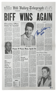 Tom Wilson Signed Replica Prop from Back to the Future Beckett COA - Item #1