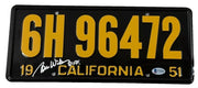 Tom Wilson Signed License Plate from Back to the Future Beckett COA