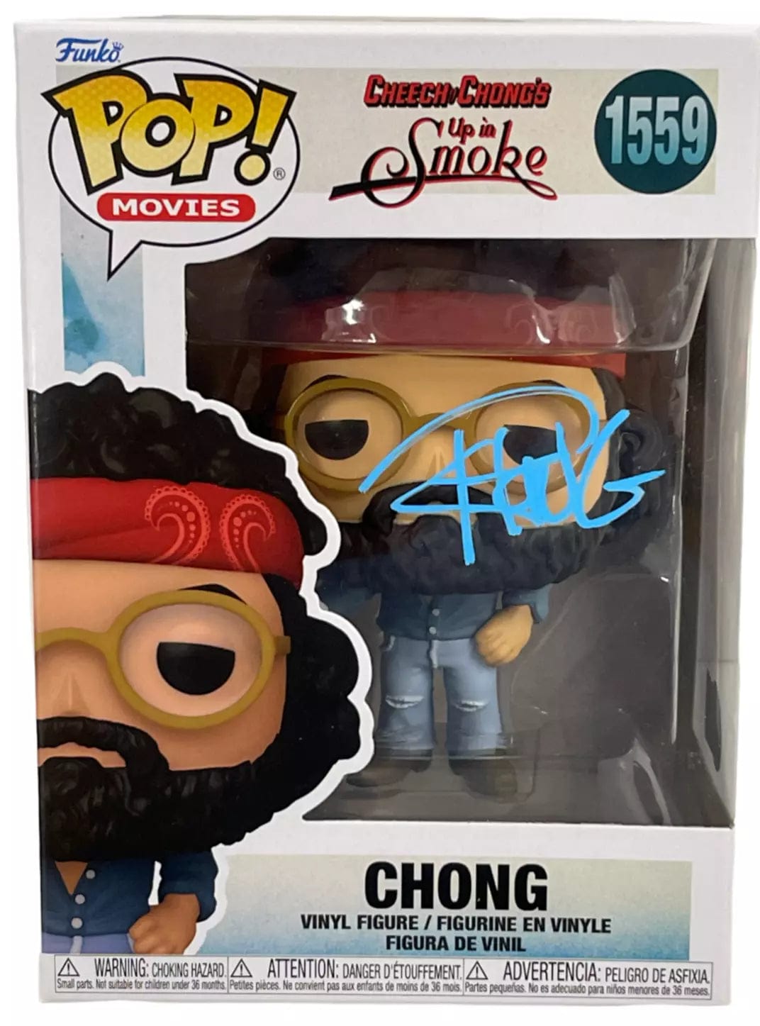 Tommy Chong Signed Funko from Up in Smoke Beckett COA - View 4