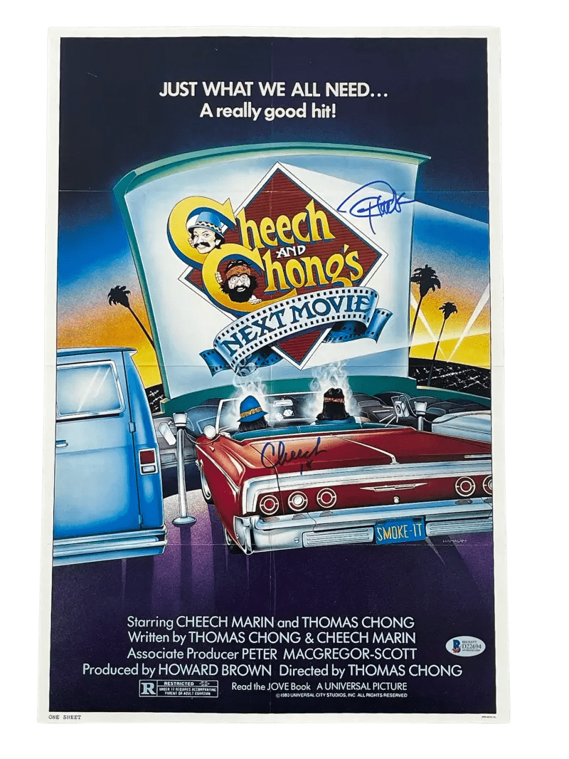 Cheech Marin Signed 12x18 Photo from Cheech and Chong's Next Movie Beckett COA
