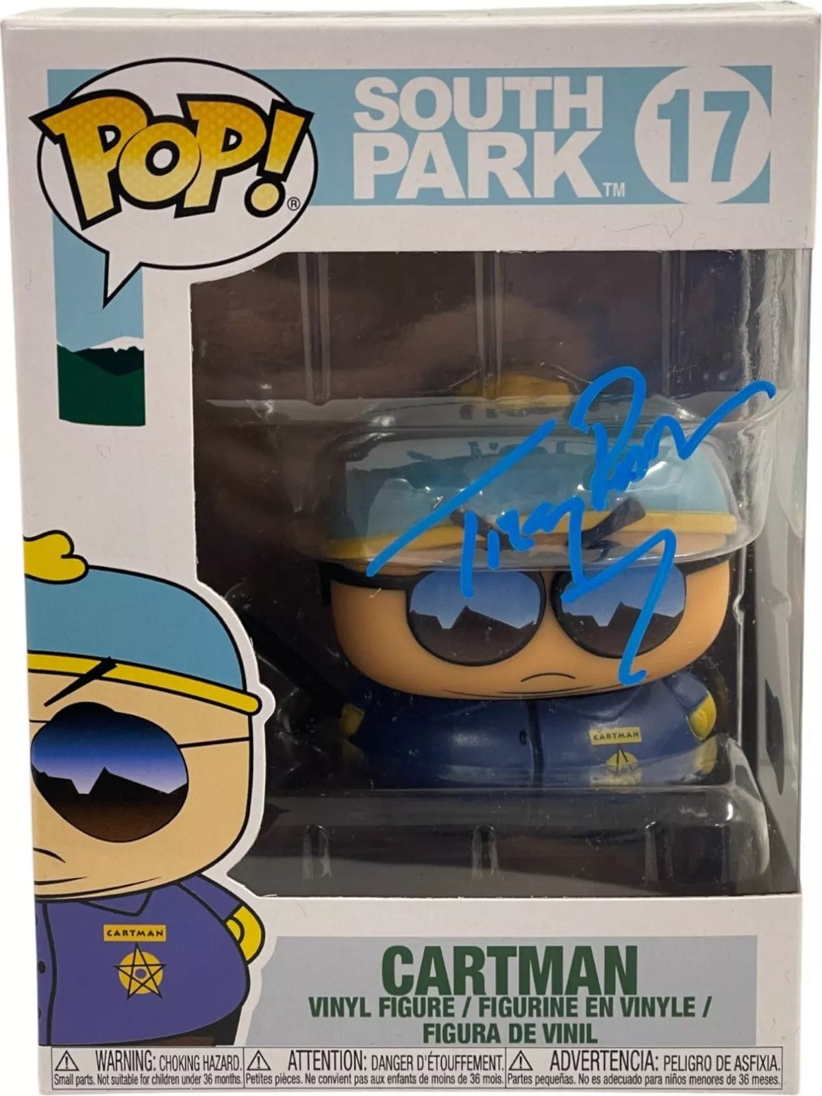 Trey Parker Authentic Autographed Cartman South Park 17 Funko Pop Figure - Prime Time Signatures - TV & Film