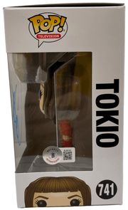 Ursula Corbero Signed Funko from La Casa de Papel Beckett COA - Detail View
