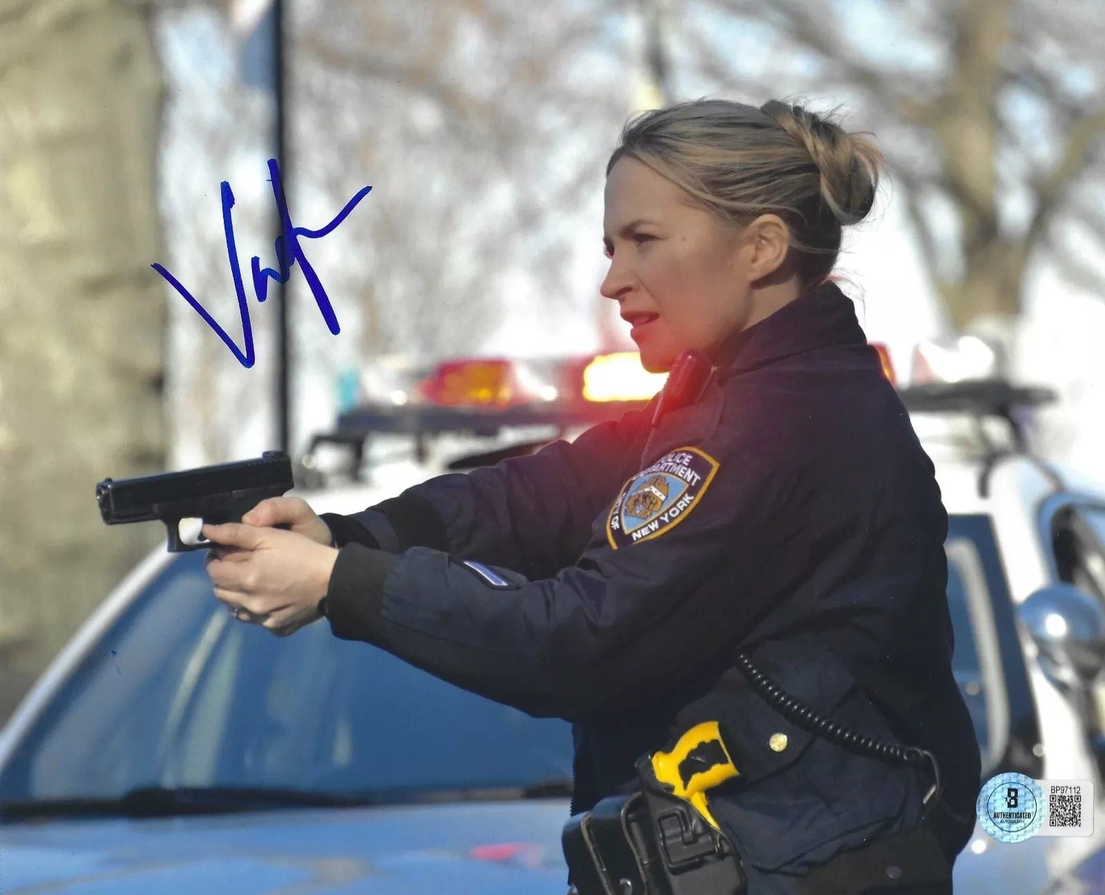 Vanessa Ray Signed 8x10 Photo from Blue Bloods Beckett COA - Item #5