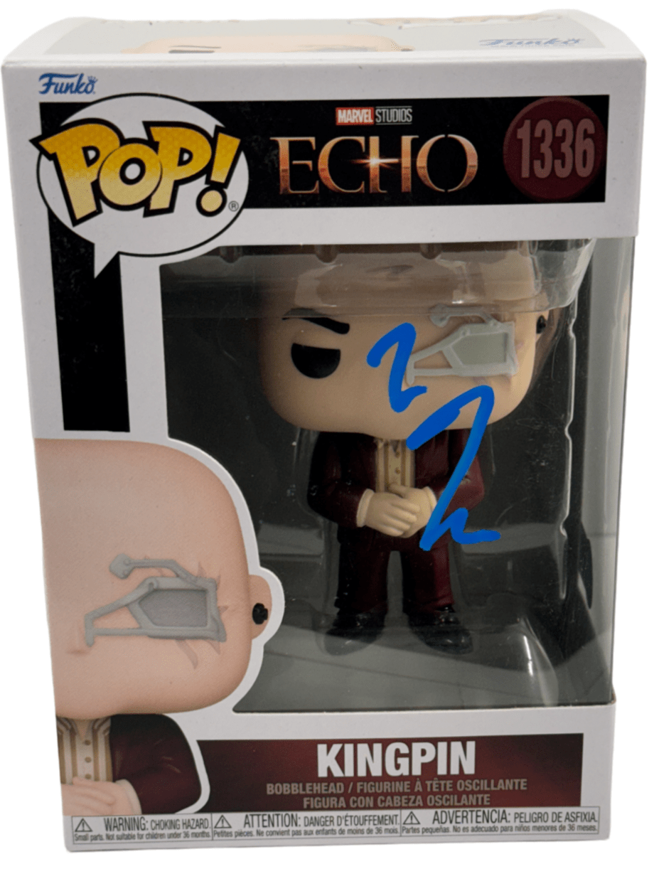 Vincent D'Onofrio Authentic Autographed Kingpin Echo 1336 Funko Pop Figure - Prime Time Signatures - TV & Film