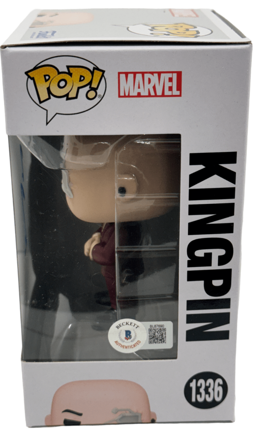 Vincent D'Onofrio Authentic Autographed Kingpin Echo 1336 Funko Pop Figure - Prime Time Signatures - TV & Film