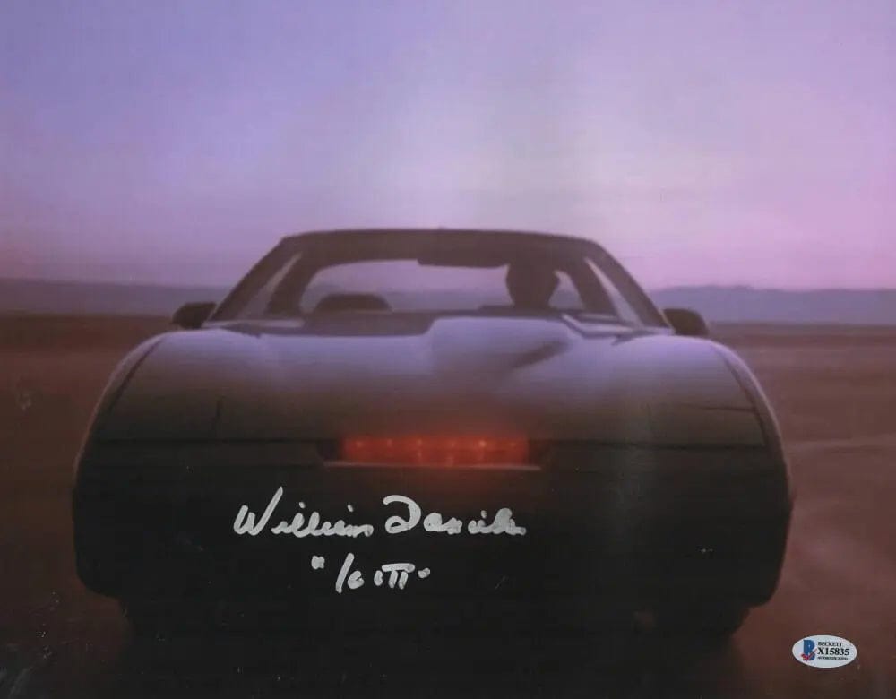 William Daniels Signed 11x14 Photo from Knight Rider Beckett COA - Item #3