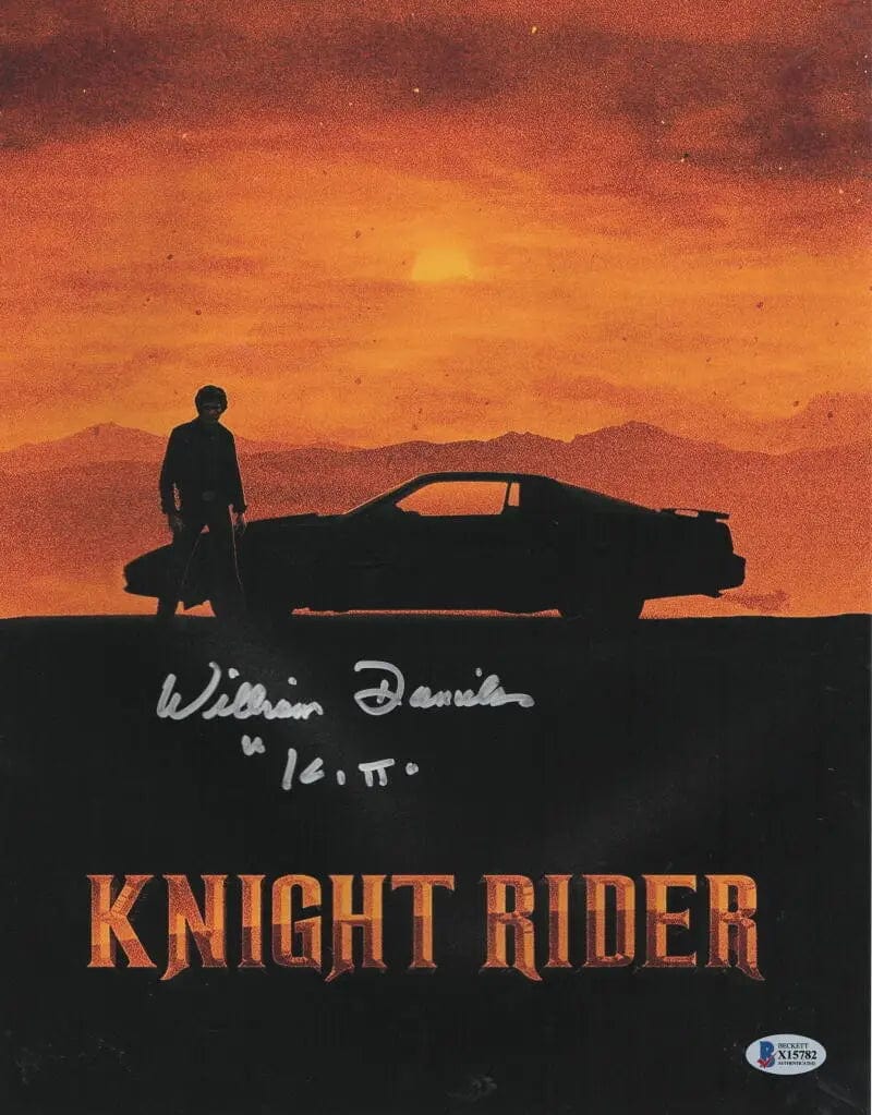 William Daniels Signed 11x14 Photo from Knight Rider Beckett COA - Item #1