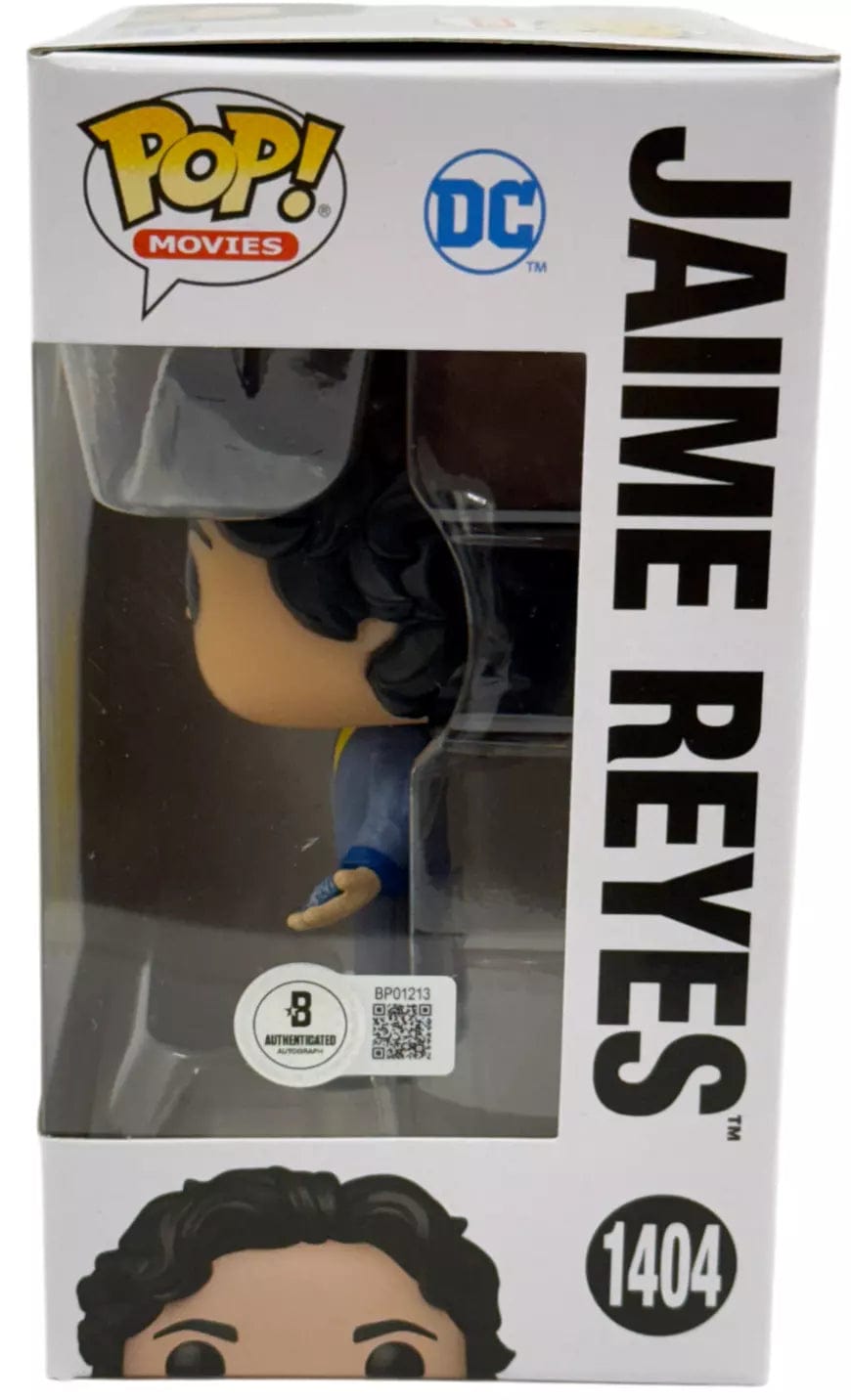 Xolo Mariduena Signed Funko from Blue Beetle Beckett COA - Detail View