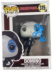 Zazie Beetz Authentic Autographed Domino 315 Deadpool Funko Pop Figure