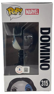 Zazie Beetz Signed Funko from Deadpool Beckett COA - Detail View