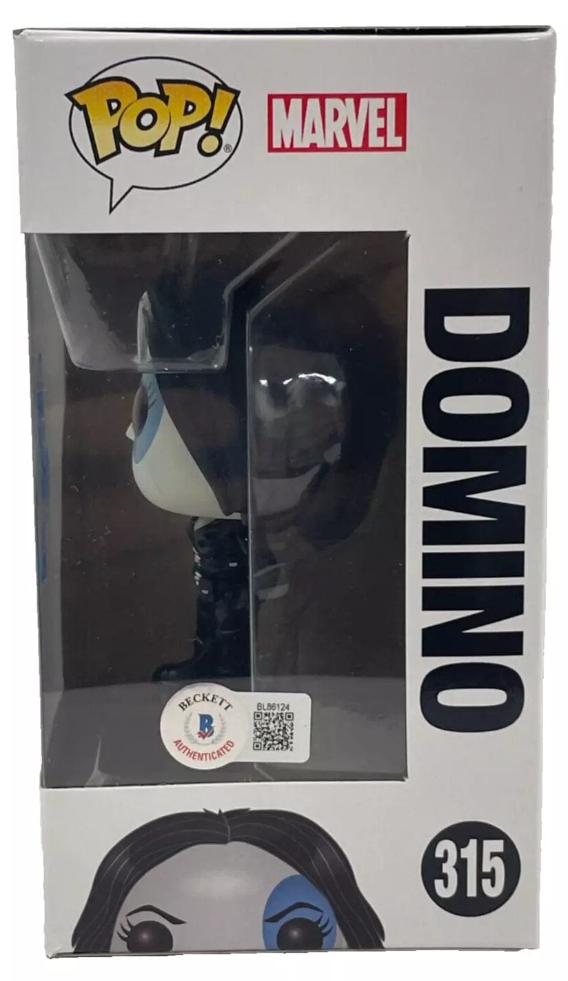 Zazie Beetz Signed Funko from Deadpool Beckett COA - Detail View