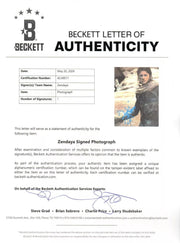 Zendaya Signed 11x14 Photo from Dune Beckett COA - Item #2 - Detail View