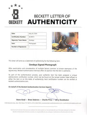 Zendaya Signed 11x14 Photo from Euphoria Beckett COA - Detail View