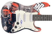 50 Cent Curtis Jackson Authentic Autographed Custom Full Size Electric Guitar
