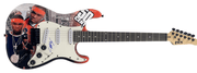 50 Cent Signed Guitar Beckett COA - Detail View