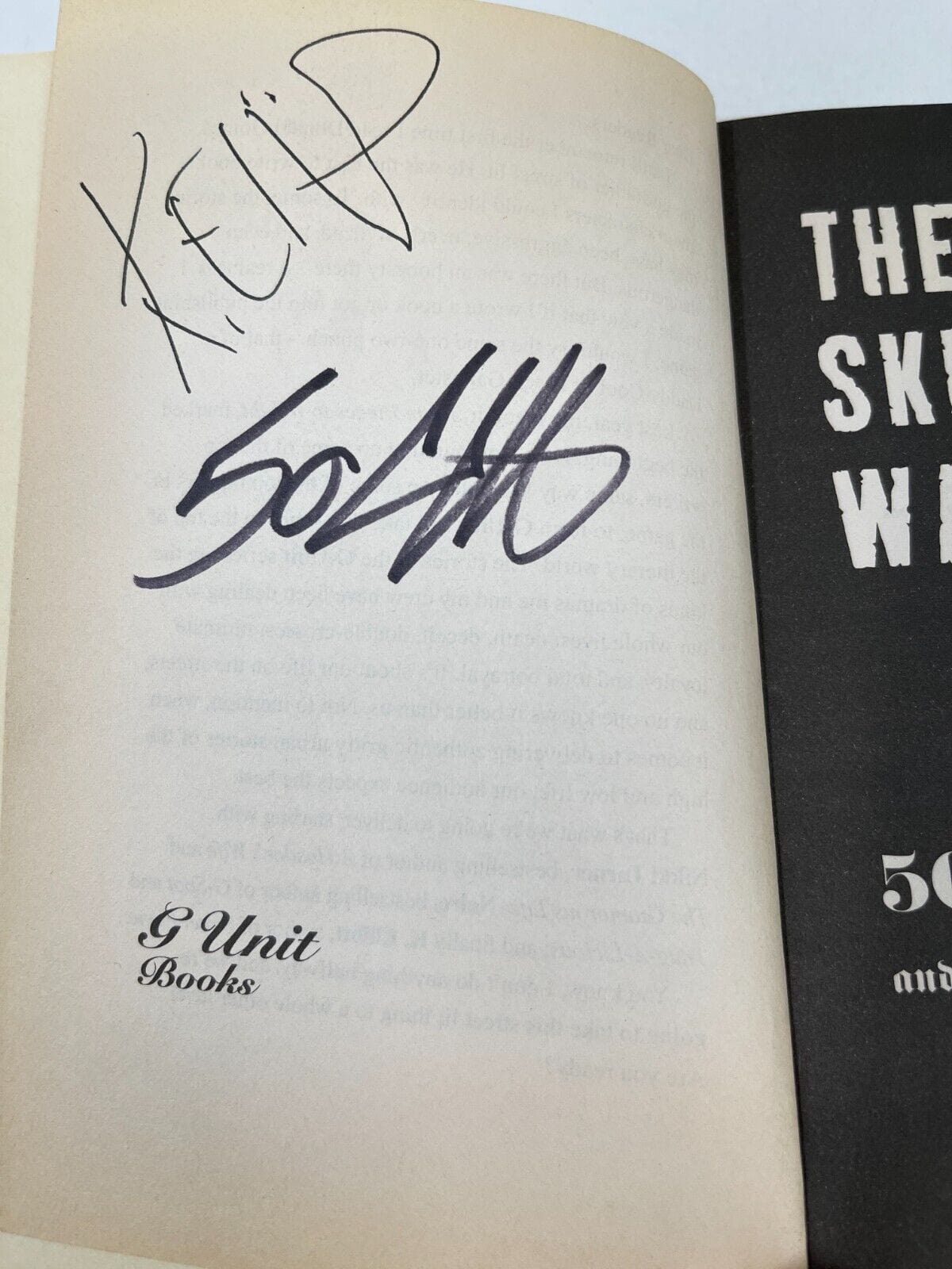 50 Cent & K. Elliott Authentic Autographed The Ski Mask Way Hardcover Book