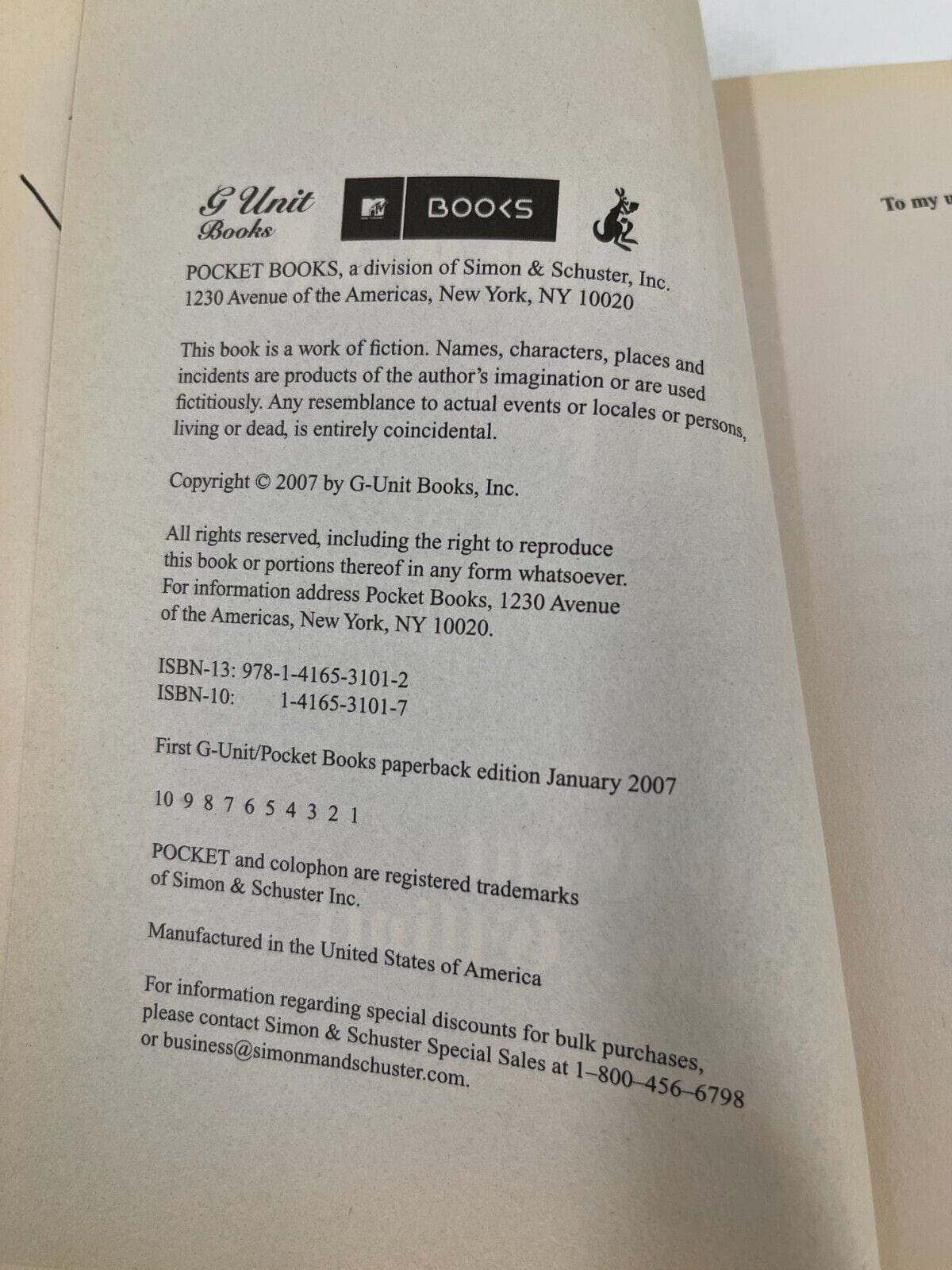 50 Cent Signed Book Certified Authentic - Item #1 - Alternate Angle