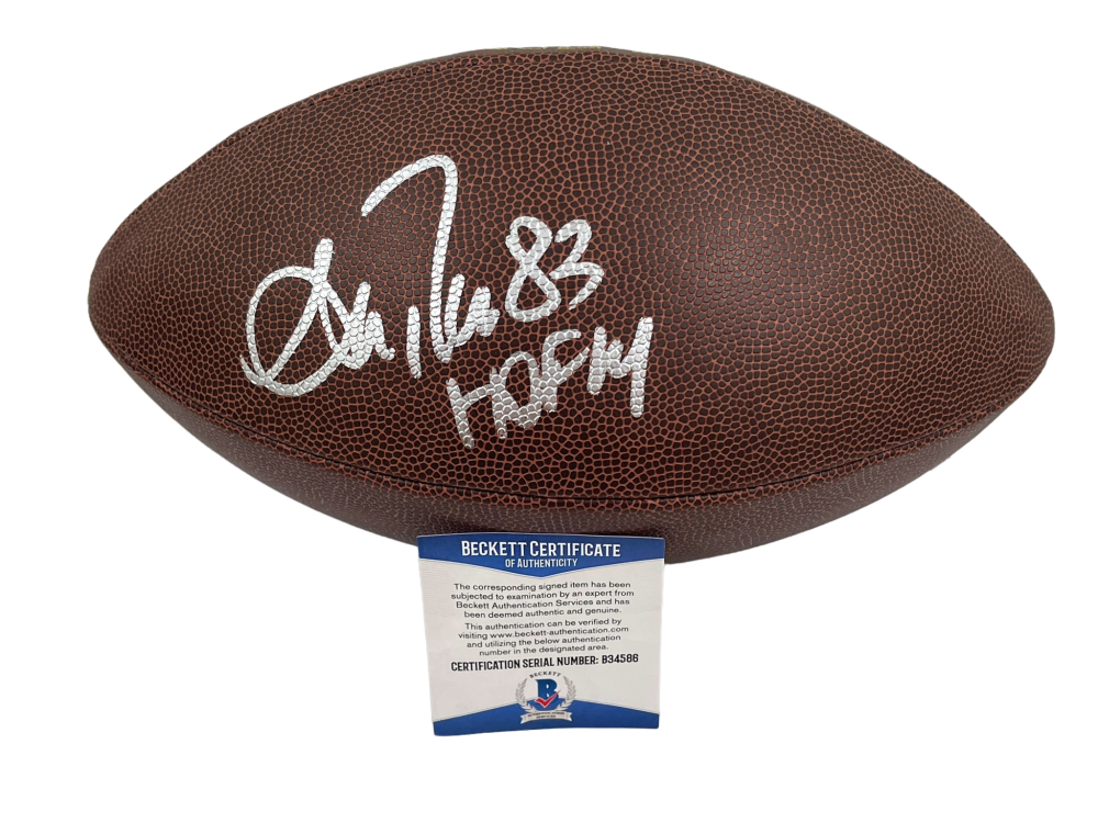 Andre Reed Authentic Autographed NFL Football – Prime Time Signatures