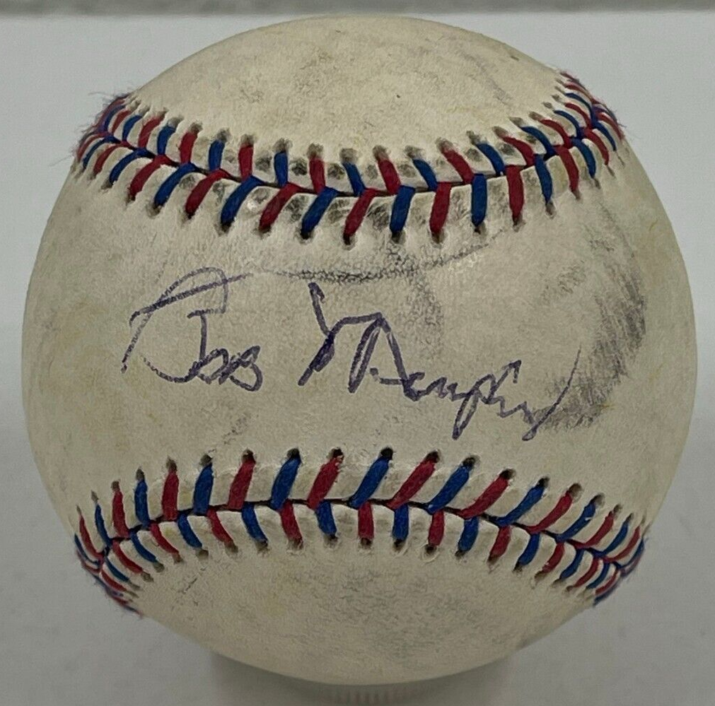 Autographed BOB FELLER Official American League Baseball - Main