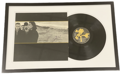 Bono of U2 Authentic Autographed Framed Album