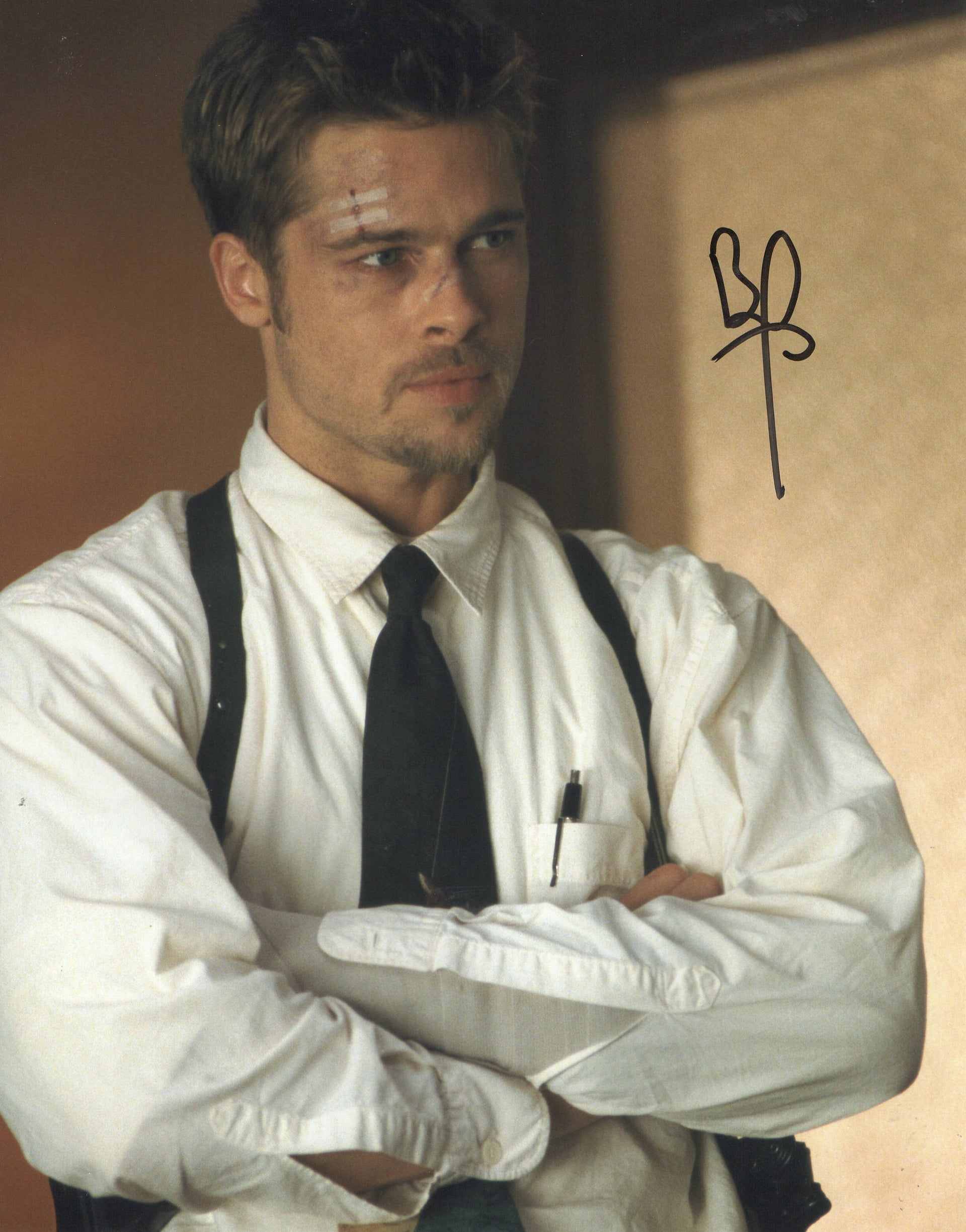 Brad Pitt Authentic Autographed 11x14 Photo