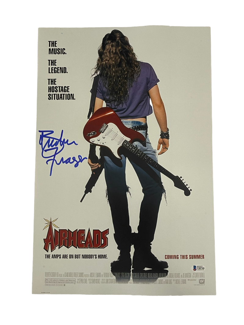 Brendan Fraser Authentic Autographed 12x18 Photo Poster