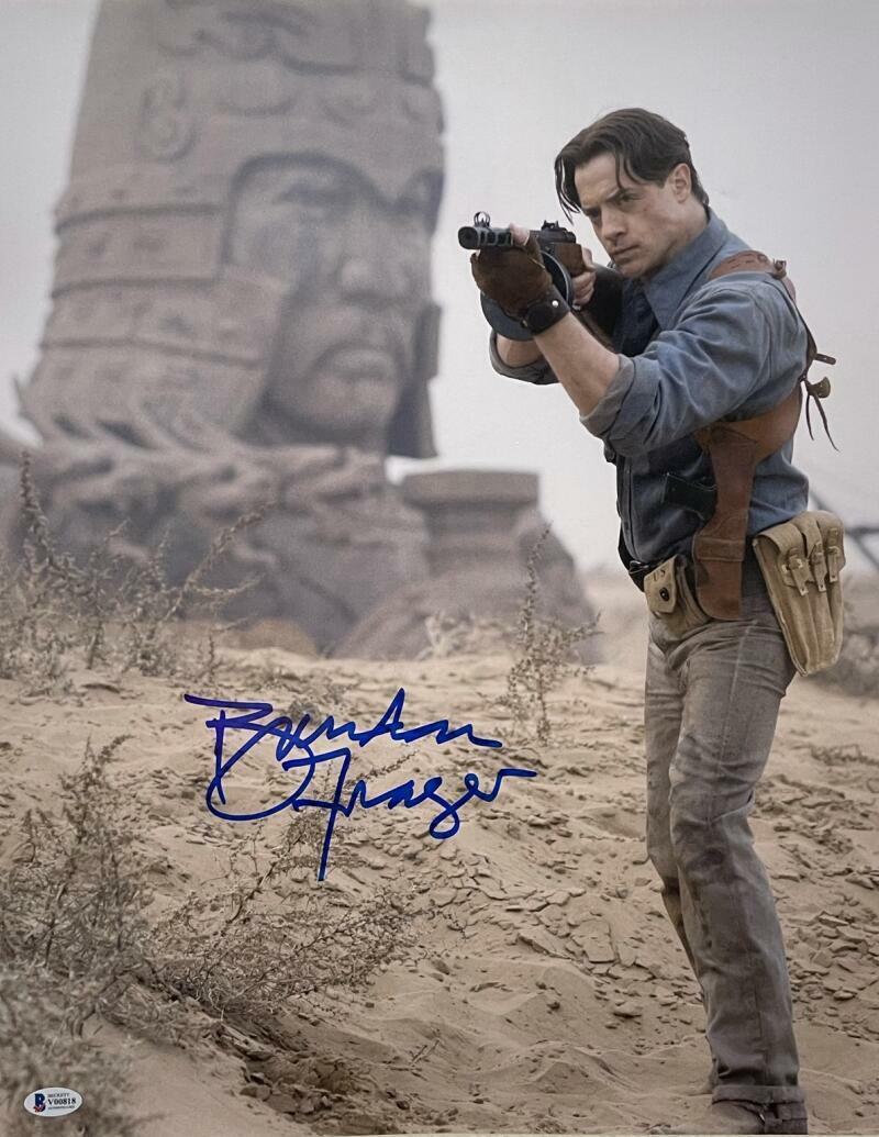 Brendan Fraser Authentic Autographed 16x20 Photo