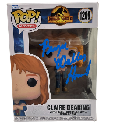 Bryce Dallas Howard Authentic Autographed Claire Dearing Jurassic World 1209 Funko Pop Figure