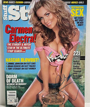 Carmen Electra Authentic Autographed Stuff March 2004 Magazine
