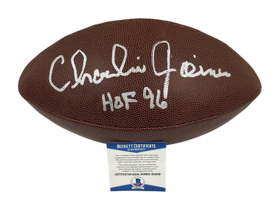 Charlie Joiner Authentic Autographed NFL Football