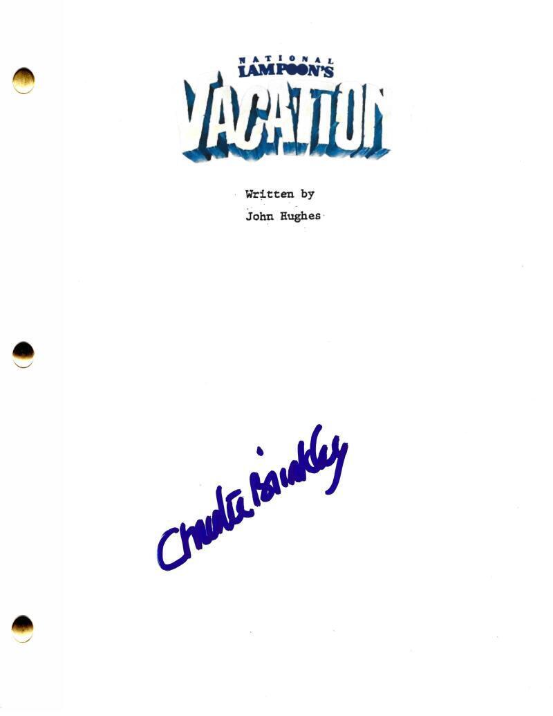 Christie Brinkley Authentic Autographed Vacation Script