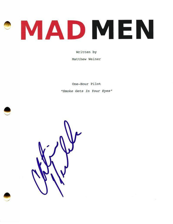 Christina Hendricks Authentic Autographed Mad Men Script