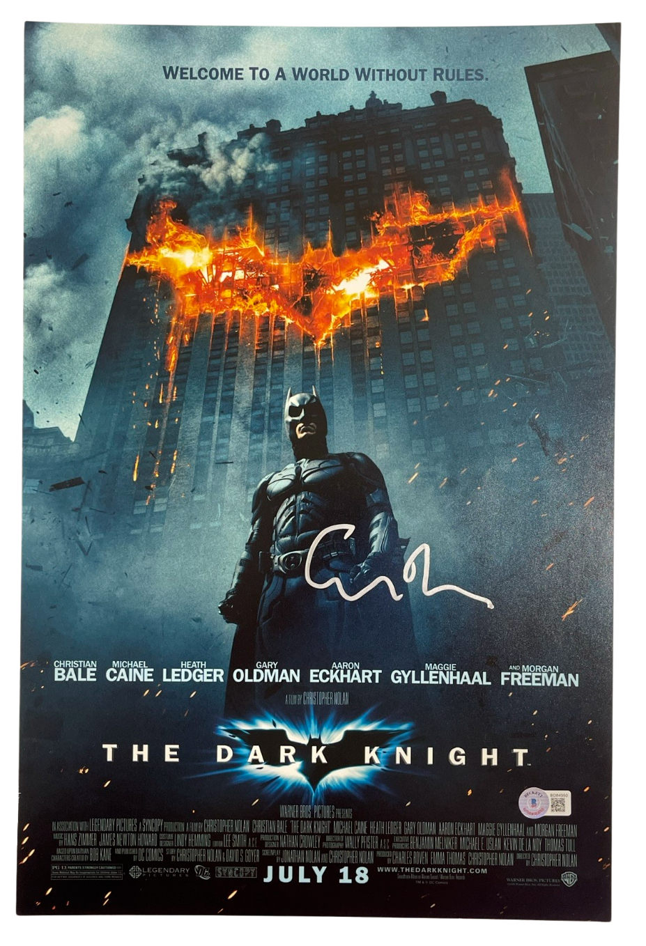 Christopher Nolan Authentic Autographed 12x18 Photo Poster