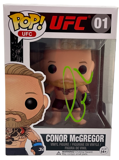 Conor McGregor Authentic Autographed Conor McGregor UFC 01 Funko Pop Figure
