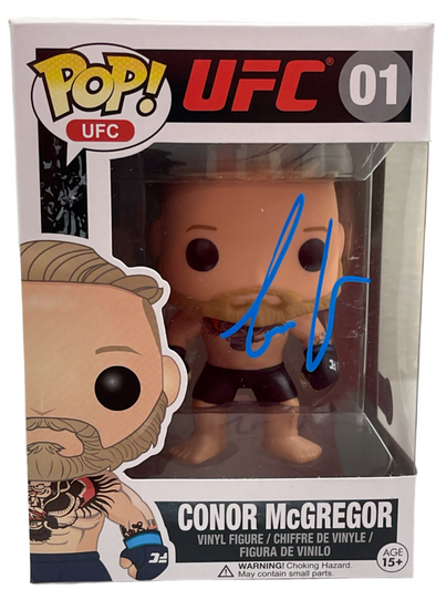 Conor McGregor Authentic Autographed Conor McGregor UFC 01 Funko Pop Figure