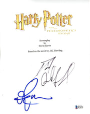 Daniel Radcliffe & Rupert Grint Authentic Autographed Harry Potter & The Sorcerer's Stone Script